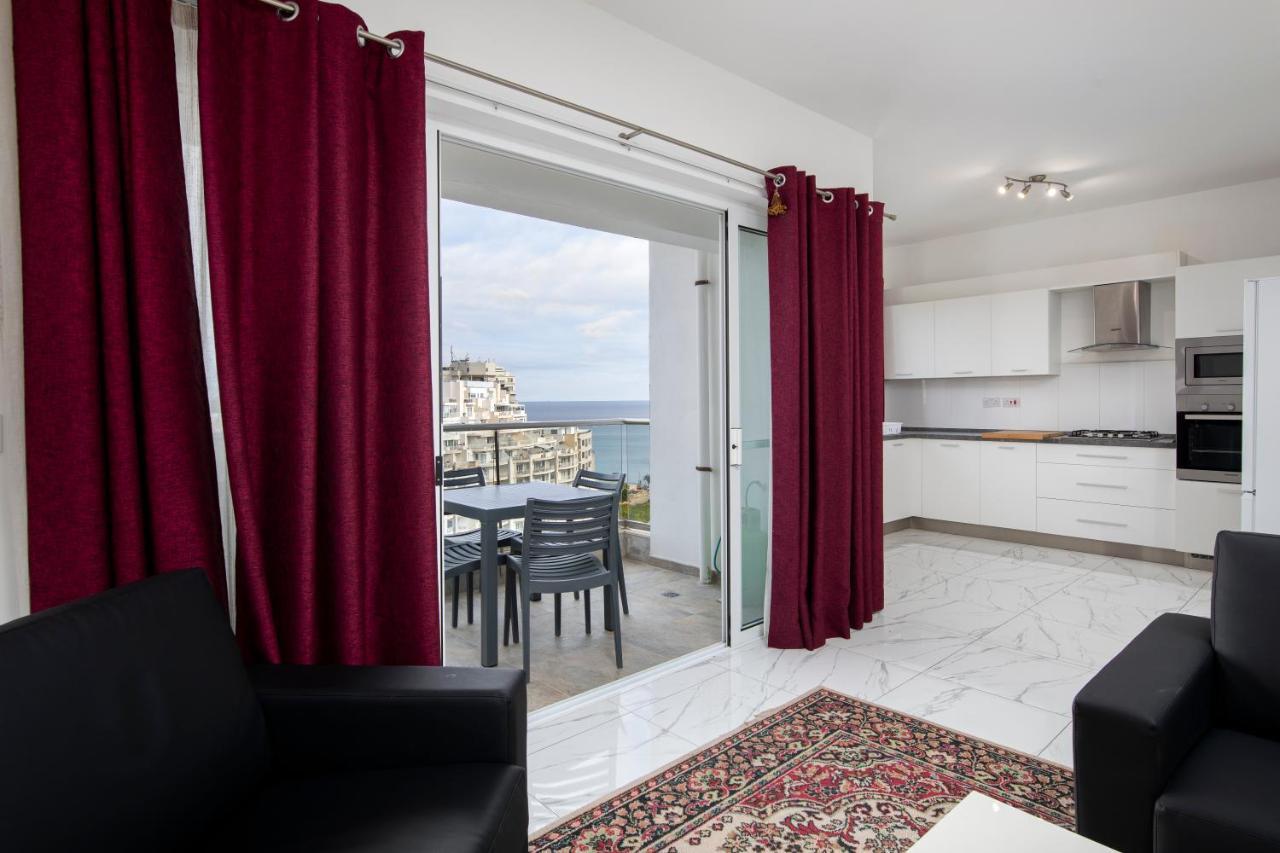 Sea View Apartment 2 Bedrooms 2 Bathrooms, 2 Minutes Away From The Sea Saint Julian's 外观 照片